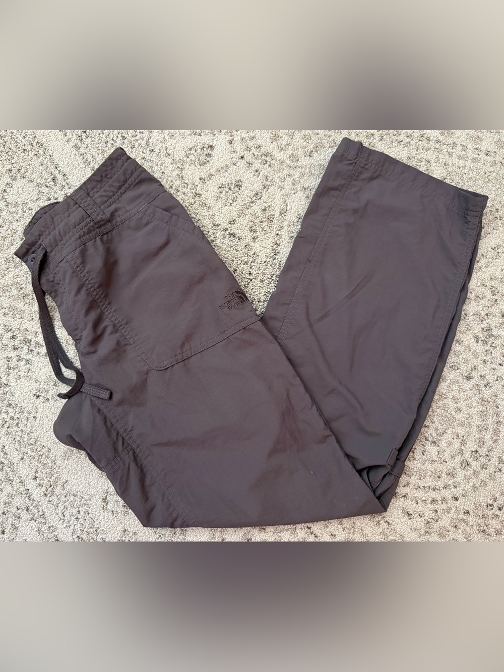 North Face Ladies Hiking Pants Nylon Sz 6 Purple